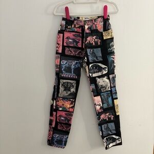 Moschino Vintage Animal Print Jeans